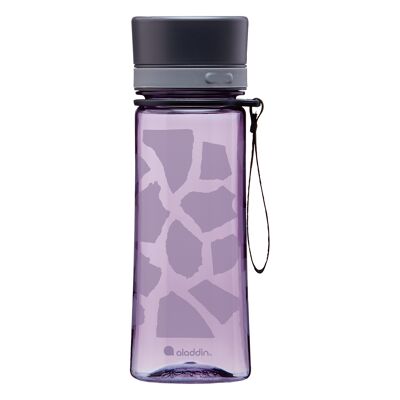 Botella de agua Aveo, estampado violeta violeta, 0,35 L