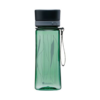 Aveo Wasserflasche, Basil Green Print, 0.35 L