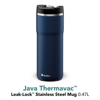 Barista Java - tasse thermo, 0.47L, bleu foncé 2