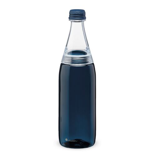 Fresco Twist & Go Wasserflasche, 0,7L, navy blau