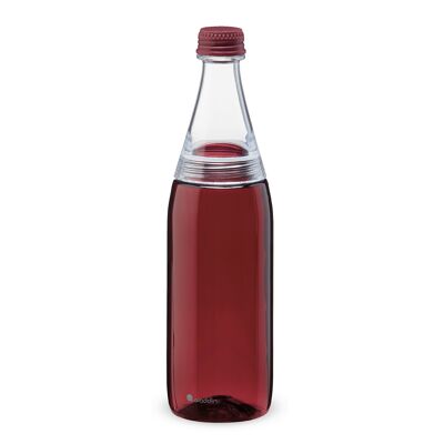 Fresco Twist & Go water bottle, 0.7L, burgundy