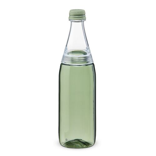 Fresco Twist & Go Wasserflasche, 0,7L, salbei grün