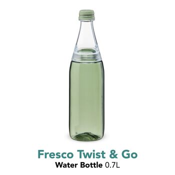 Gourde Fresco Twist & Go, 0,7L, vert sauge 2