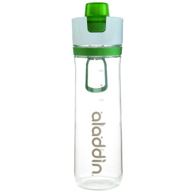 Botella para beber Active Hydration Tracker 0,8 l, verde