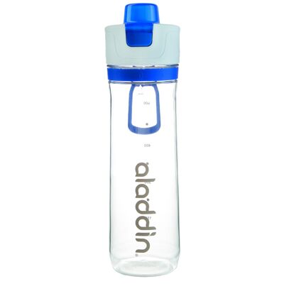 Botella para beber Active Hydration Tracker 0,8 l, azul
