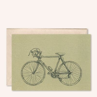 Carte durable + enveloppe | Vélo de route | sauge
