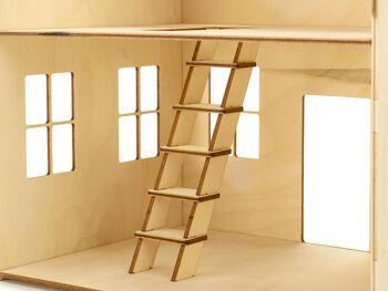 Maison de poupée en bois Summer, Set constructeur 3D 5