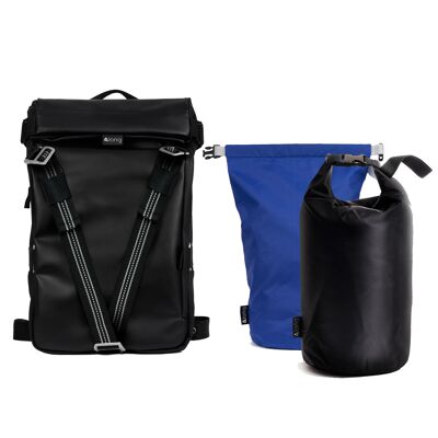 Pack backpack + reflective strap + isothermal module + waterproof module