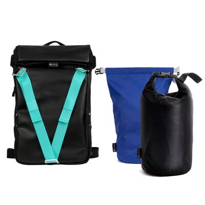 Pack backpack + ice mint strap + isothermal module + waterproof module