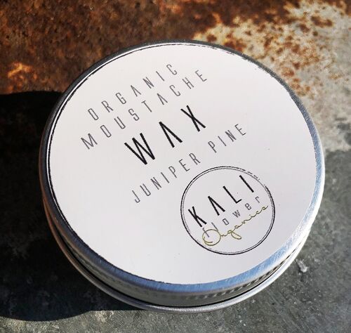 Organic Moustach Wax - Juniper and Pine