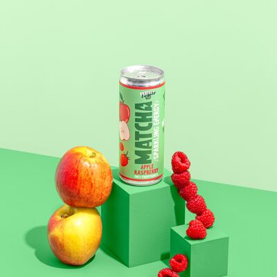 Sparkling Matcha Energy (Apple Raspberry)