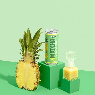 Sparkling Matcha Energy (Pineapple Yuzu)
