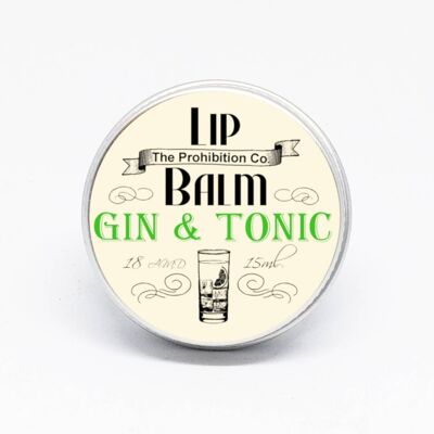 Balsamo per le labbra Gin & Tonic di Half Ounce Cosmetics