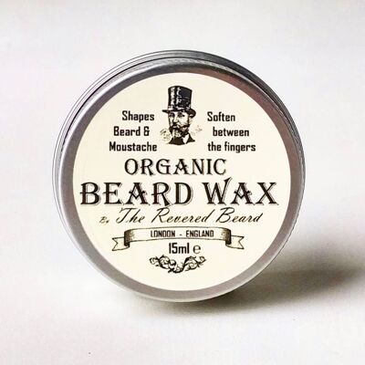 Cera orgánica para barba y bigote de The Revered Beard