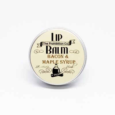 Veganer Lippenbalsam mit Speck & Ahornsirup von Half Ounce Cosmetics