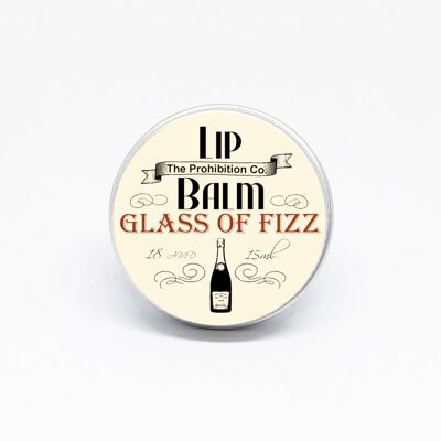 Glass of Fizz Lip Balm by Half Ounce Cosmetics