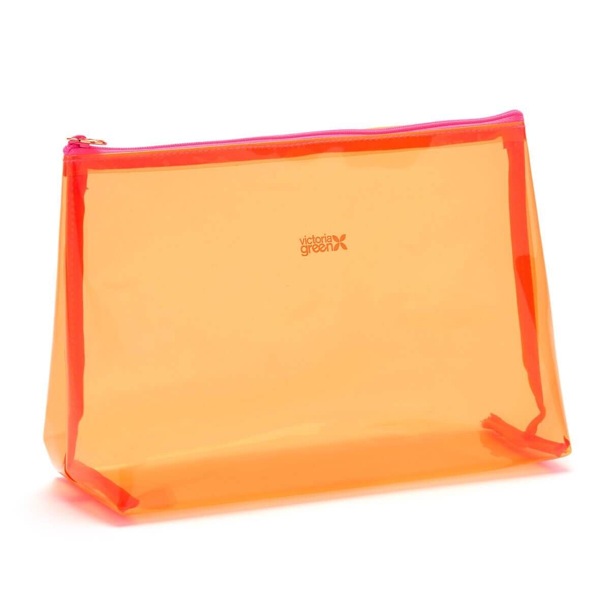 Orange 2025 makeup bag