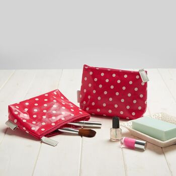 Trousse de maquillage à pois 3