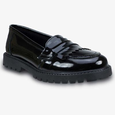 Willow Patent Black Girls Shoes