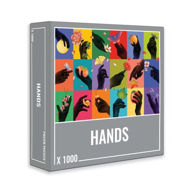 Rompecabezas de manos de 1000 piezas para adultos