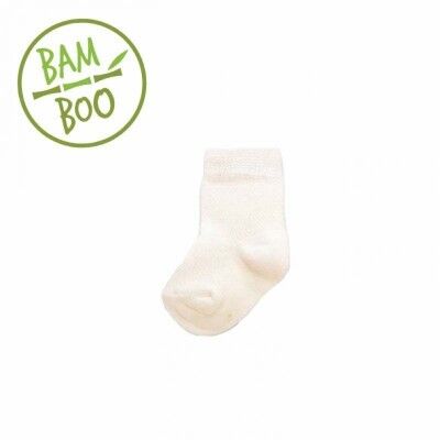 881 2pack BAMBOO baby socks OFF WHITE