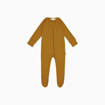 Everyday footed onesie peanut