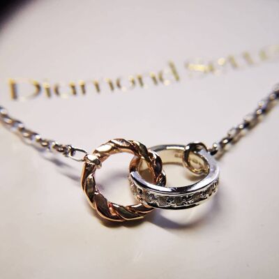 Linked Souls Gold Pendant