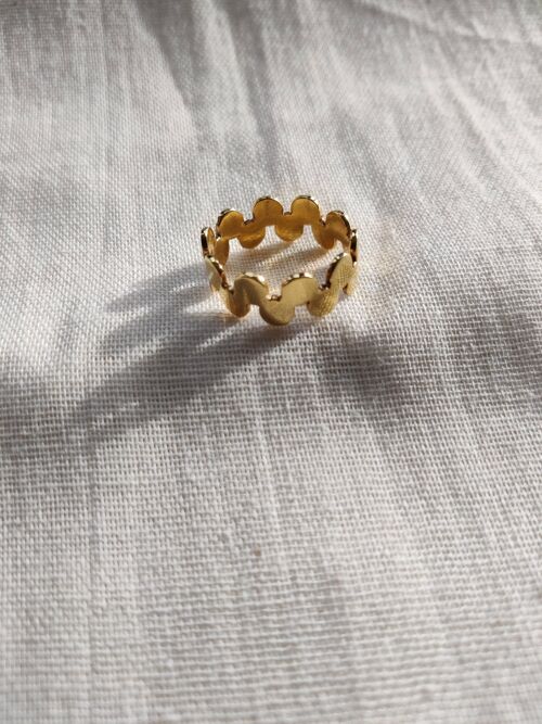 Effervescence Gold Handmade Ring__Yellow Gold