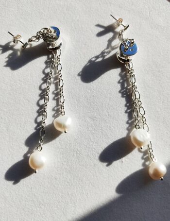 Boucles d'oreilles perles baroques 4