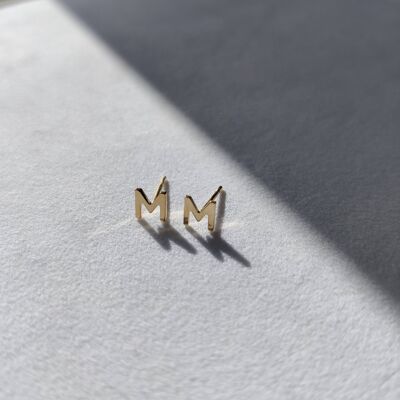 Petite Letter Initial Studs