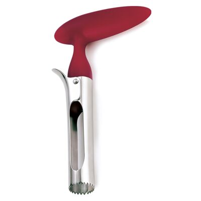Apple core cutter with lever opener