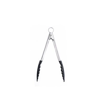 Cooking and serving tongs, black, length: 24 cm