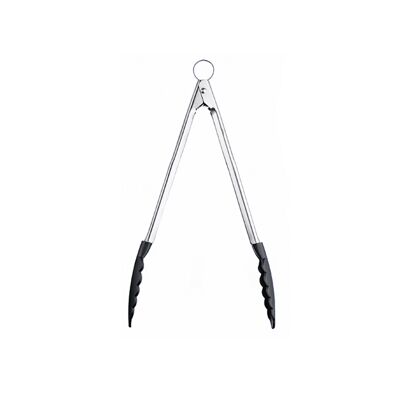 Cooking and serving tongs, black, length: 30.5 cm