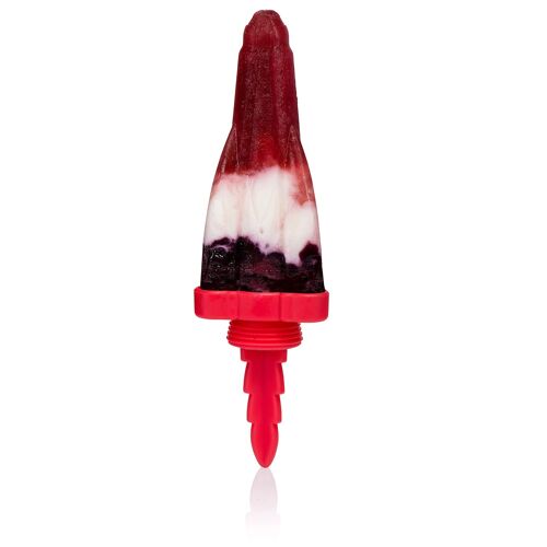 Eisformen Set - Rakete - rot, Inhalt: 6 x 60 ml
