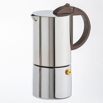 CHICCA - espresso maker, stainless steel, 3 cups