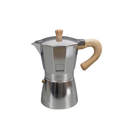 Venezia - espresso maker, aluminum, 6 cups