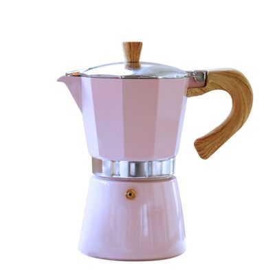 Venezia - espresso maker, pink, 9 cups