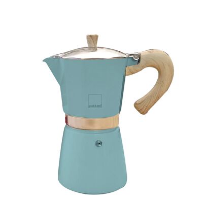 Venezia - espresso maker, blue, 9 cups