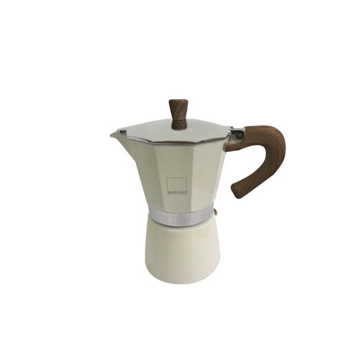 Venezia - espresso maker, cream, 3 cups