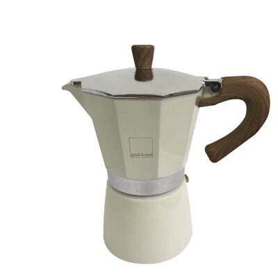 Venezia - espresso maker, cream, 9 cups