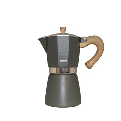 Venezia - espresso maker, gray, 6 cups