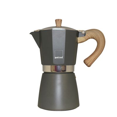 Venezia - espresso maker, gray, 9 cups