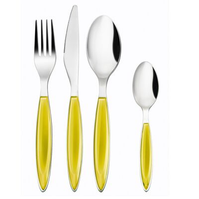 Gilda - cutlery set 24 pieces, yellow