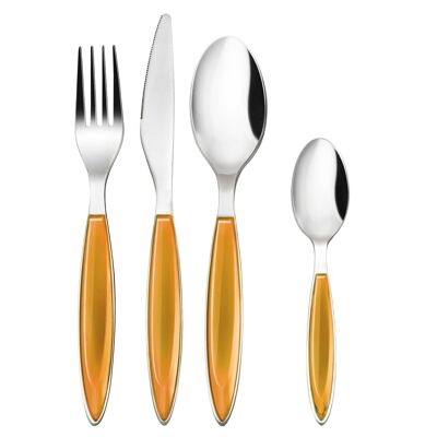 Gilda - cutlery set 24 pieces, orange