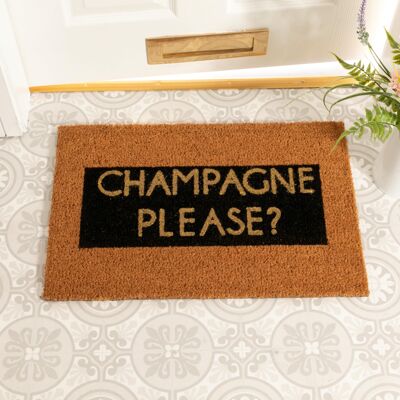 Champagne Glitter Doormat