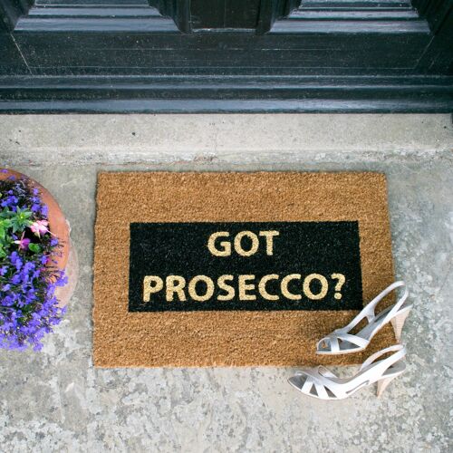 Got Prosecco Glitter Doormat