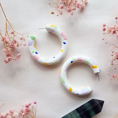 Terrazzo Hoops , Terrazzo T hoops