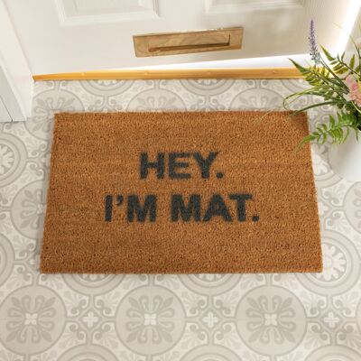 Hey I'm Mat Grey Doormat