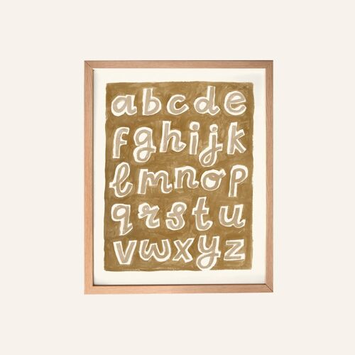 Alphabet A3 (11.69 x 16.53 inches)