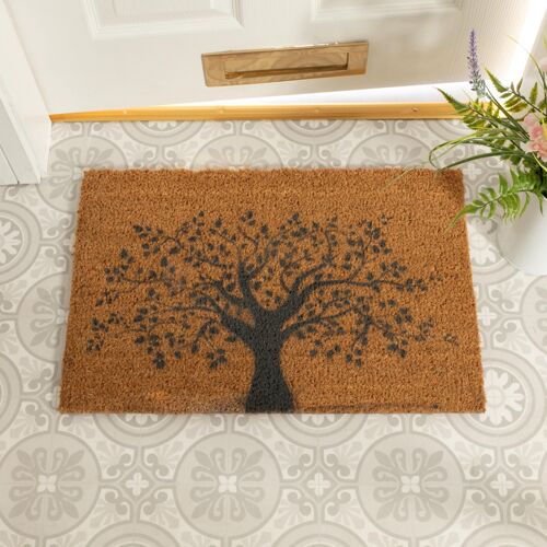 Tree of Life Grey Doormat